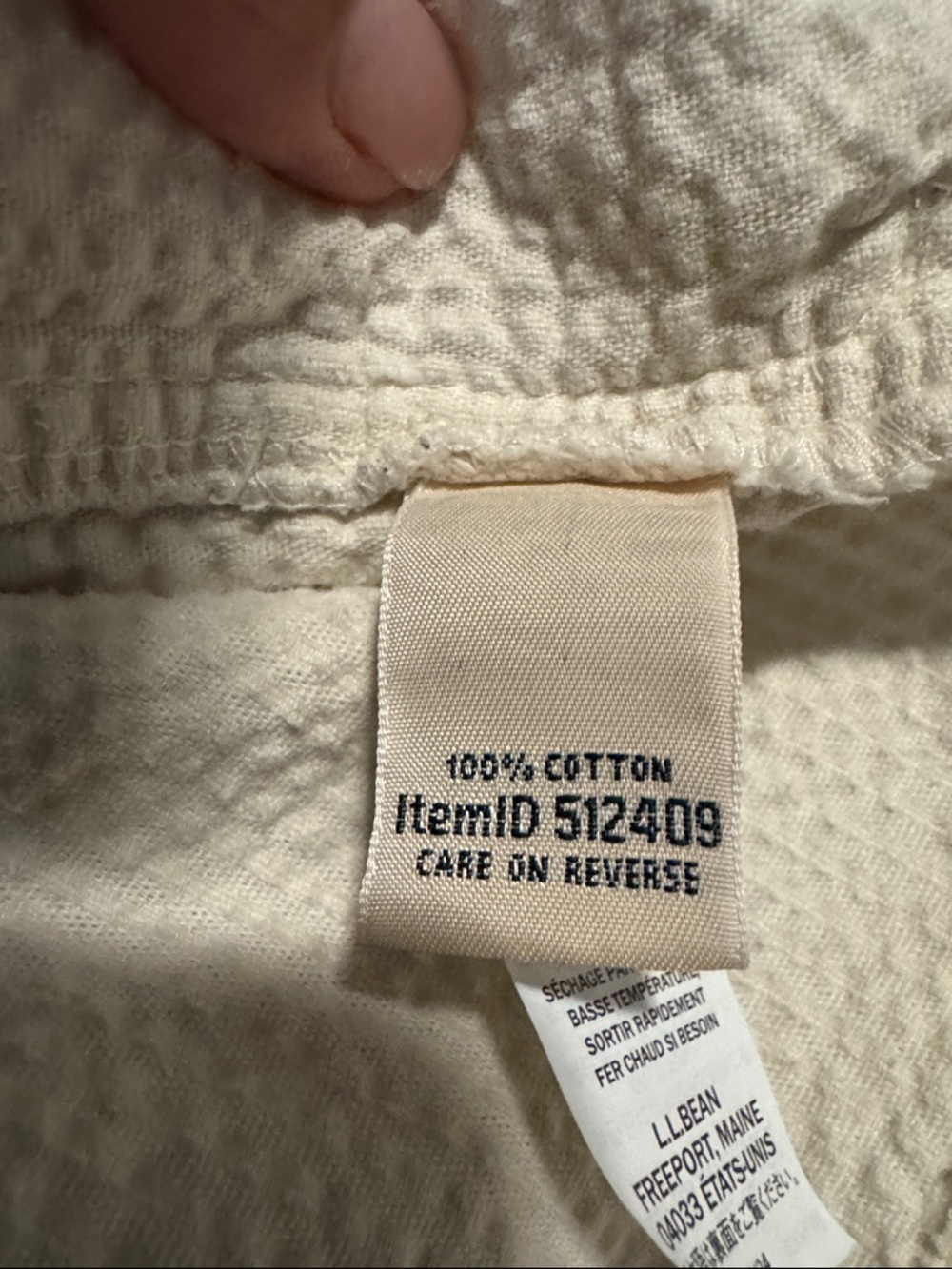 L.L.Bean VTG wide whale Corduroy cream Shirt Jacket Shacket Womens plus Sz 3X - Picture 10 of 12
